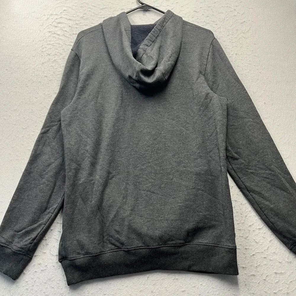 TravisMathew Mens M Gray Paytient Logo Modal Blend Fleece Pullover Hoodie 1968